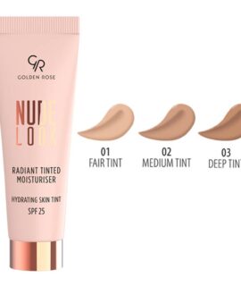 Nude look radiant tinted moisturiser