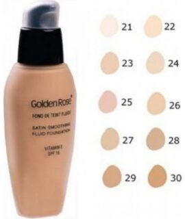 Satin smoothing fluid foundation