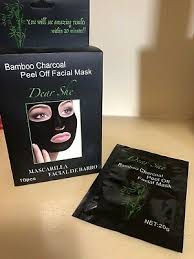 Dear she bmboo charcoal peel off facial mask 20g