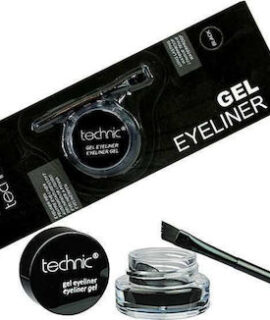 Gel eyeliner & brush black