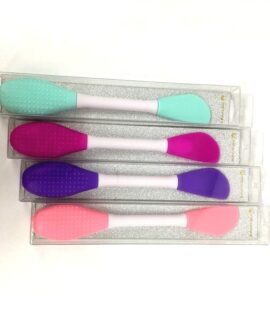 Διπλή σπάτουλα και βούρτσα σιλικόνης για μάσκες προσώπου